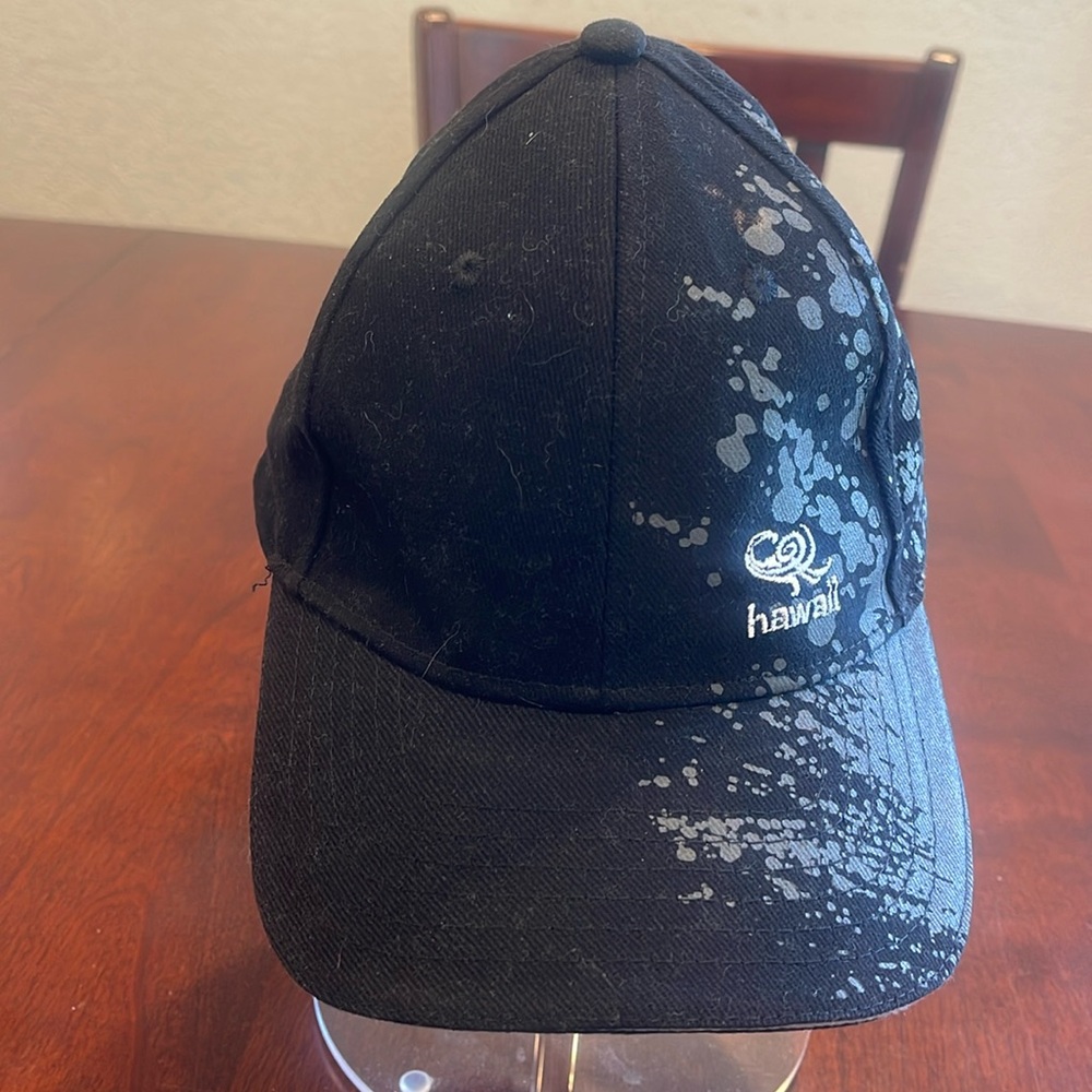 Surfware Hawaiian Classics Hat Cap Black Strap Back Adjustable OSFM Turtle Cap